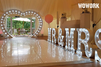 wedding arch-turbo bulb-2.4m*3.7m